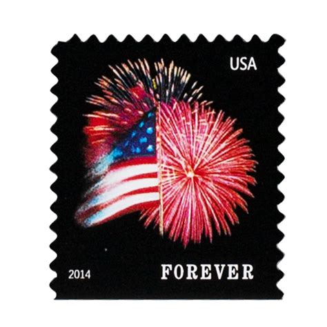 Usps Forever Stamp Star Spangled Bannerfireworks Postagestampsdeals