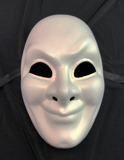 Diy Unpainted Joker Full Face Mask Paintable