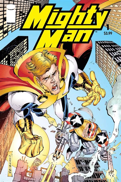 Mighty Man One Shot Image Comics Comics Comic Book Covers