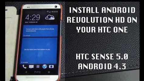 Install Android Revolution Hd Rom On Your Htc One Youtube