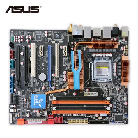 Asus P5q E Desktop Papan Utama P45 Socket Lga 775 Core Duo Quad Ddr2
