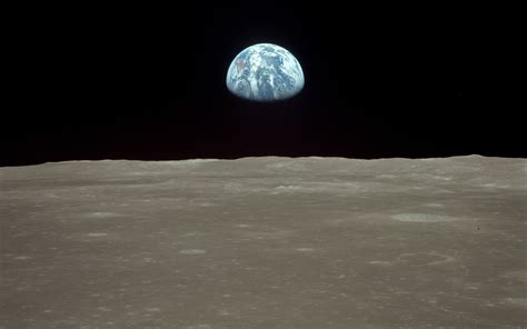 Moon Earth View Wallpaper 2560x1600 34540