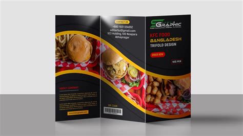 Your user account is not active. How to Create Tri Fold Food Brochure Design in Photoshop ...