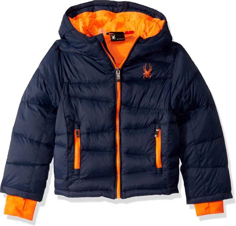 Buy Spyder Boys Water Resistant Hooded Puffer Jacket At