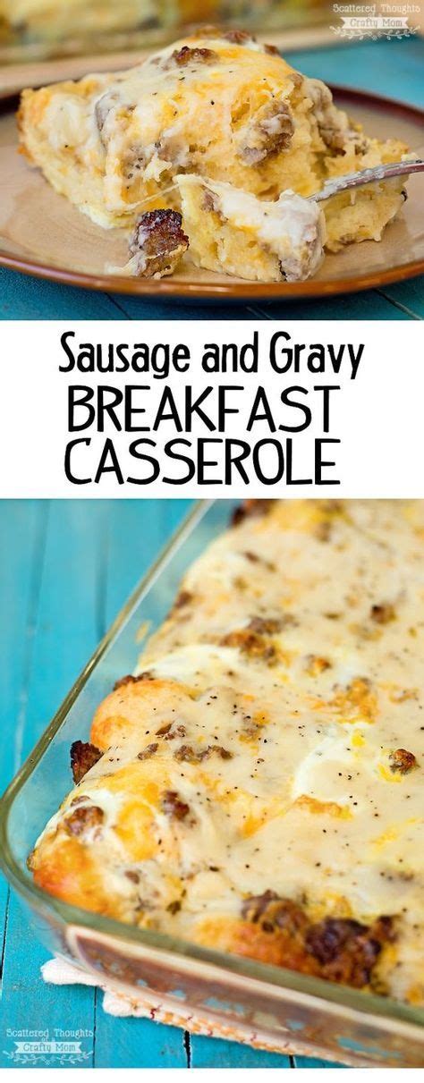 Sausage Gravy And Biscuit Breakfast Casserole Recipe This Break