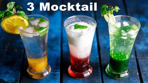घर पर बने हुए सिरप से बने ये 3 Mocktails 3 Easy Mocktail Recipes