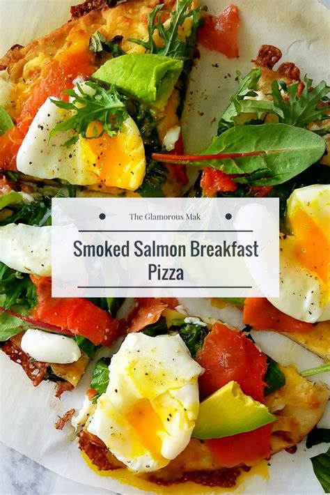 The egg salad sandwich breaks out of the lunchbox and onto the breakfast table with the addition of smoked salmon and avocado. Smoked Salmon Breakfast Pizza | Recipe | Smoked salmon ...
