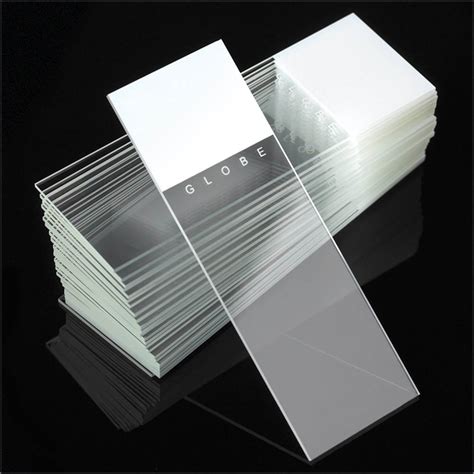 White Glass Microscope Slides Frosted Color Coded 1 End 1 Side 90