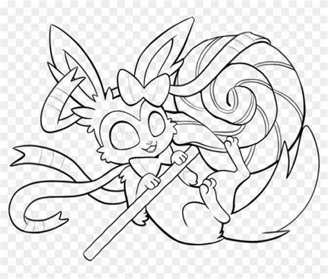 Pokemon Coloring Pages Sylveon All Eevee Evolutions Sylveon Coloring