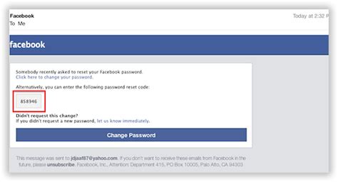 How To Recover Your Facebook Account Password