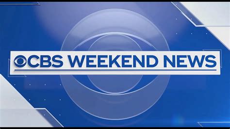 Cbs Weekend News Open And Close 14320 Youtube