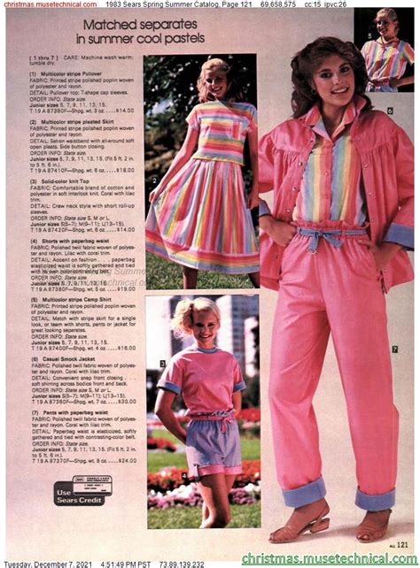 1983 Sears Spring Summer Catalog Page 121 Catalogs And Wishbooks