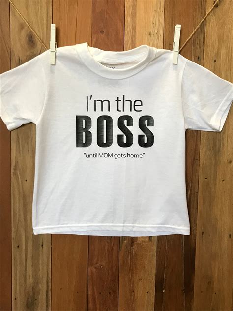 I'm the Boss, Boys T-Shirt, Toddler Boy Shirts, Funny Tee, Boys Shirt, Funny Boy Shirts, Toddler 