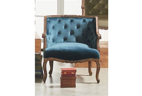 Magnolia Home Bloom Navy Accent Chair By Joanna Gaines 360 Accent