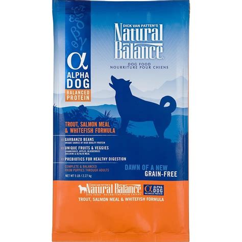 Free shipping and the best customer service! Natural Balance Alpha Dog Trout, Salmon Meal & Whitefish ...