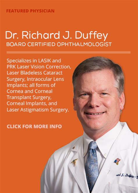 Meet Dr Richard J Duffey He Is A Board Certified Ophthalmologist Learn More Bit Ly