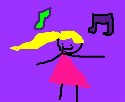 Menina de 5 anos dança ludmilla e dá um show no palcoподробнее. menina dançando - Desenho de heiheloi - Gartic