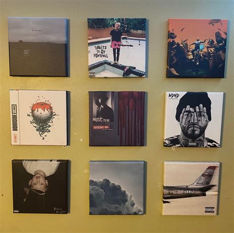 Custom Album Cover Canvas Choose Your Album Cover Framed Etsy