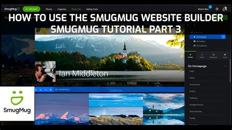 How To Set The Website Layout And Background Smugmug Tutorial Pt 3