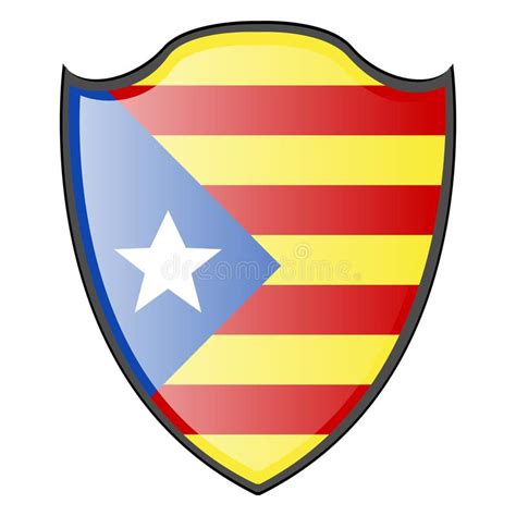 Flag Of Catalonia Stock Vector Illustration Of Spanish 107531783