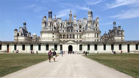 Chateau De Chambord Main Gate Loir Et Cher France Editorial Stock