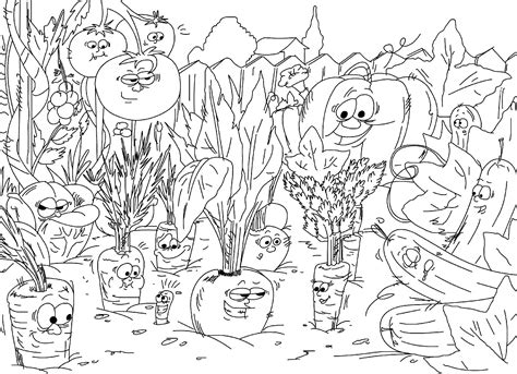 57 Dibujos De Verduras Para Colorear Oh Kids Page 6