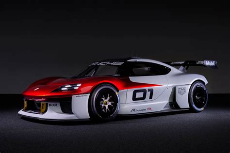 Porsche Unveils Its All Electric Race Car Concept The Mission R Acquire