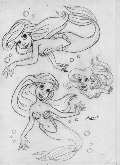 Altemar Domingos Sketchs Of Disney Characters