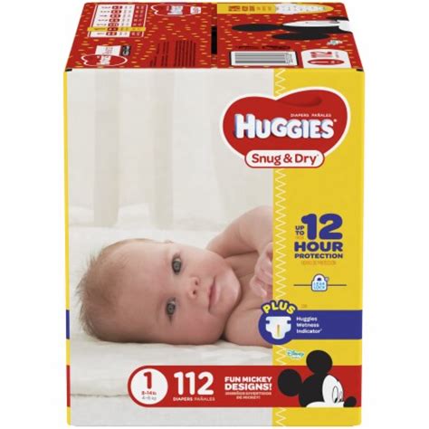 Huggies Snug And Dry Size 1 Diapers Big Pack 112 Ct Qfc