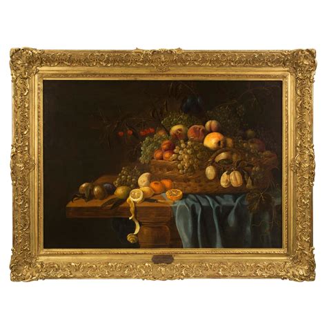 A Dutch 17th Century Still Life Painting Signed And Dated