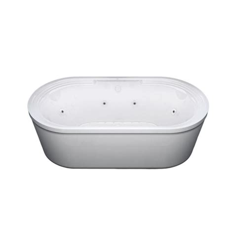 Use mild detergent and a soft cloth or sponge when cleaning. Universal Tubs Pearl 5.6 ft. Acrylic Center Drain ...