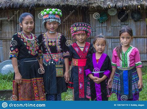 Hmong Ethnic Minority In Laos Editorial Stock Image - Image of ...