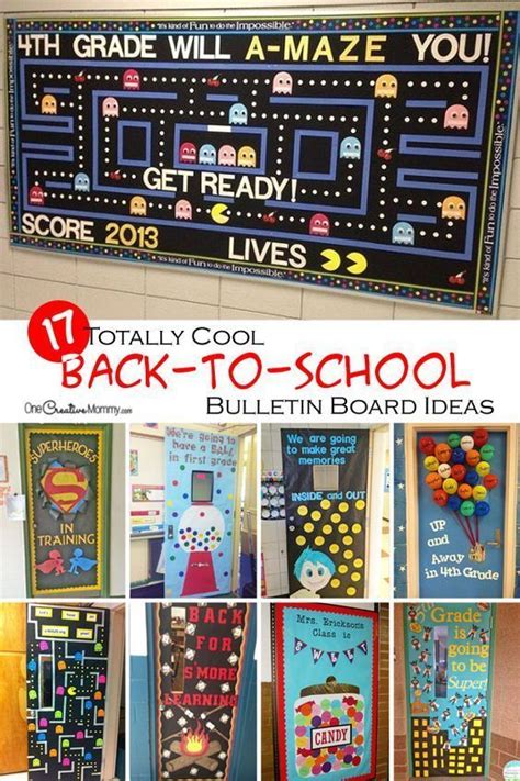 What's the best way to decorate a bulletin board? Wow the class with these cool back to school bulletin ...