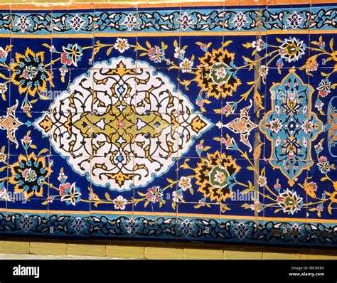 Islam Tiles In The Arabesque Style So Favoured By Islamic Architects