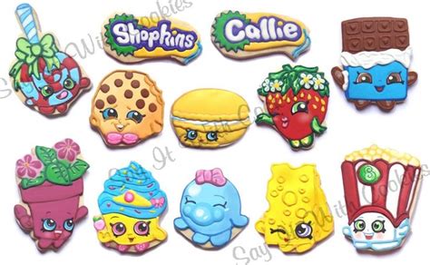 Shopkins Cookies Hand Decorated Shortbread Cookies With Images
