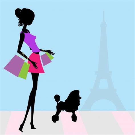 Fashion Woman Shopping Paris Free Stock Photo - Public ...