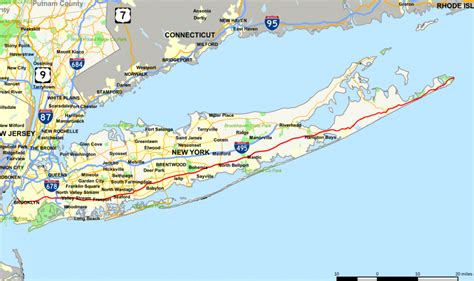 Printable Long Island Map