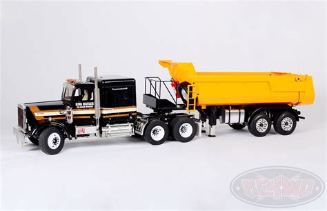 3d model based on the original dimensions of a real kenworth truck. 1/14 Earth Mover 490 Hydraulic End Dump Tipper for Tamiya ...