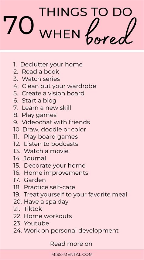 70 Things To Do When Bored At Home Things To Do When Bored Things To Do At Home What To Do