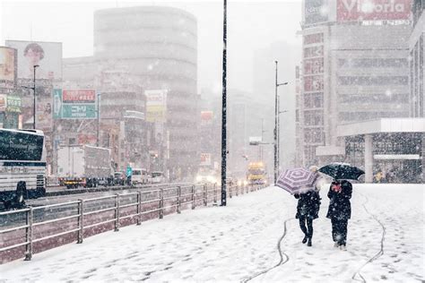 Japanese Photographer Yuichi Yokota Amazingly Captured While Tokyo Covered By Heavy Snow
