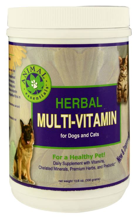 Search dogs vitamins and minerals Herbal Multi-Vitamin & Mineral Powder for Dogs & Cats 10.6 ...