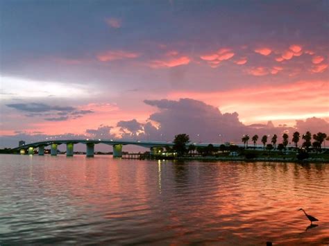 Home Sweet Home The Ringling Bridge Sarasota Fl Water Sunset Sunrise Sunset Earth