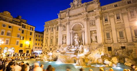 Trevi Fountain And The Mith Of Throw A Coin