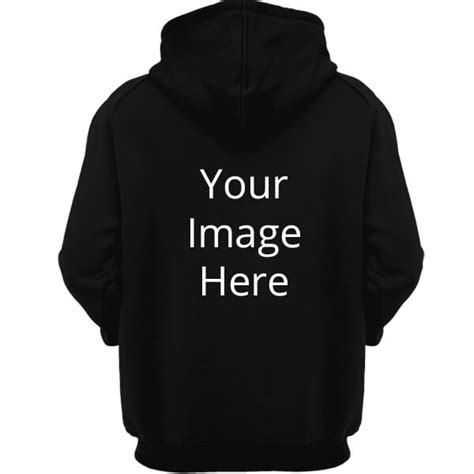 Buy Black Customized Hoodie With Pockets Online Yourprint