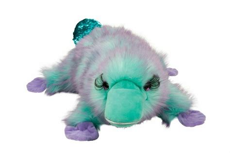 Douglas Toys Coco The Platypus Rainbow Fuzzle Plush Toy With Tag For