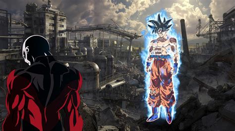 Goku vs jiren final battle, awakens goku's perfect ultra instinct, with shining white hair as the last and most powerful (technique) goku in full ultra instinct white hair, launches a deadly kamehameha to jiren. Goku & Jiren wallpaper | 1920x1080 | 1101242 | WallpaperUP
