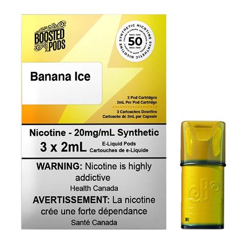 Stlth Boosted Banana Ice Pods Vape Gosensi