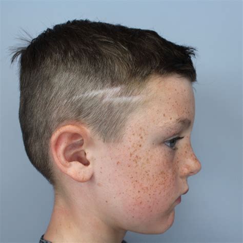 Hadley gave this little guy an awesome lightning bolt shaved on his ...