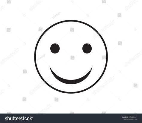 Joy Icon Logo Template Illustration Stock Vector Royalty Free