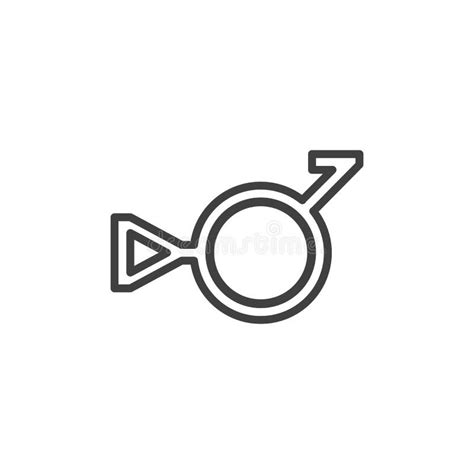 Third Gender Icon Filled Third Gender Icon For Website Design And